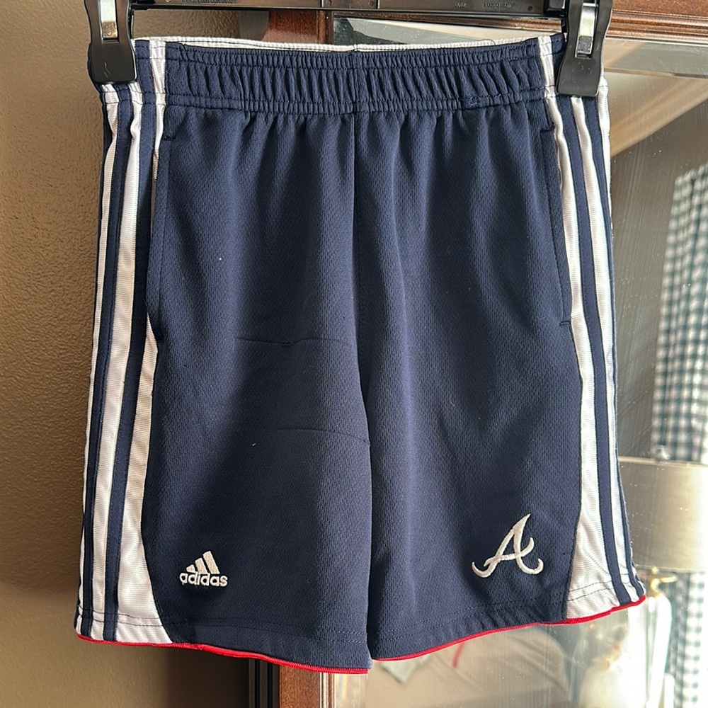 Adidas Kids Navy Blue Athletic Shorts